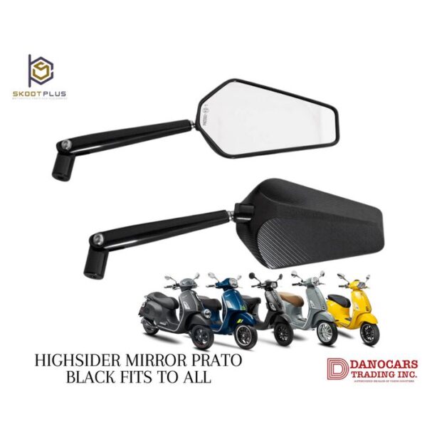 HighSider Stem Mirror Prato Silver Fits to All