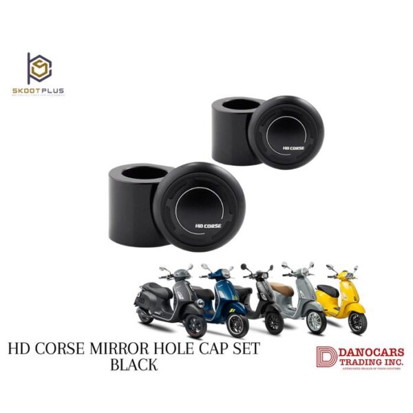 HD Corse Mirror Hole Cap Set Black