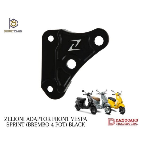 ZELIONI ADAPTOR 4POT BLACK