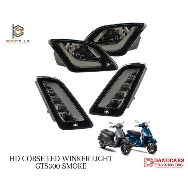 HD Corse LED Winker Light GTS300 Smoke