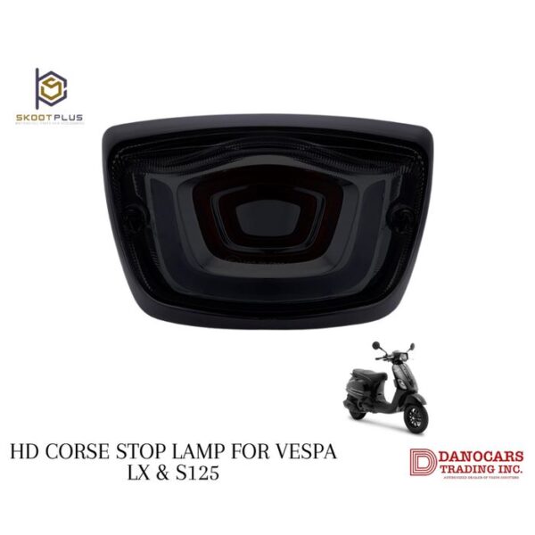 HD Corse Stop Smoke lamp for Vespa LX and S125