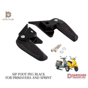 SIP FOOT PEG BLACK FOR PRIMAVERA and SPRINT